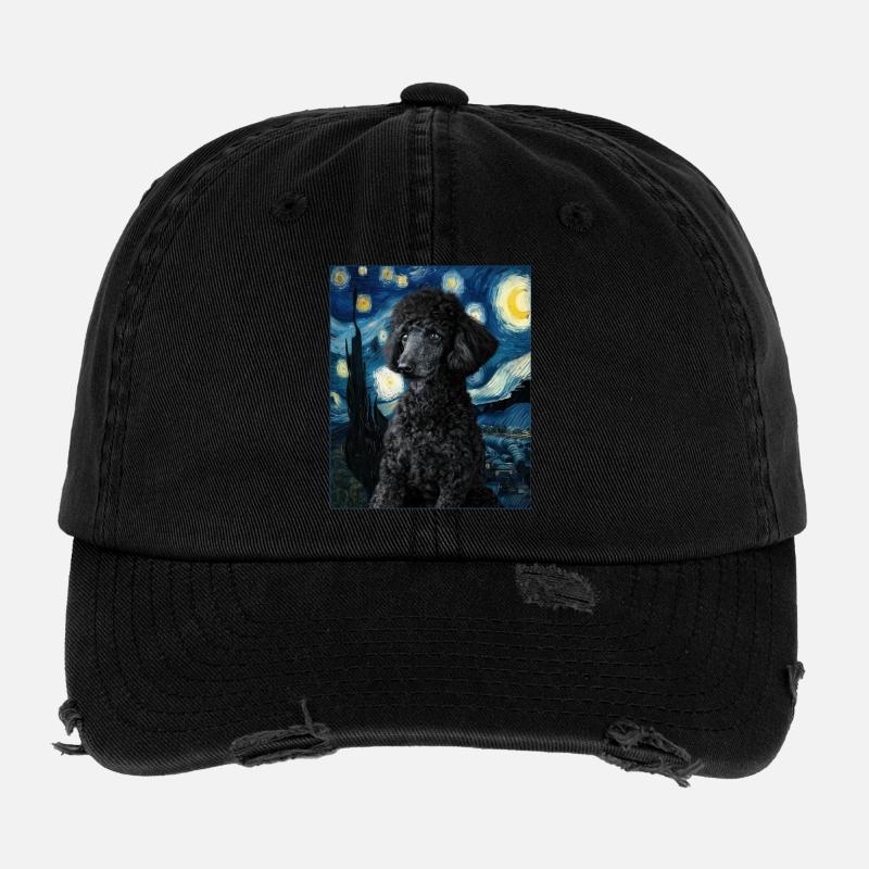 Caniche Casquette vintage effet usé Flexfit