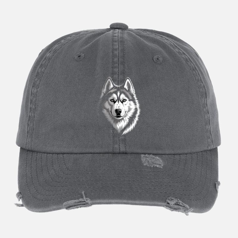 Rauque Casquette vintage effet usé Flexfit