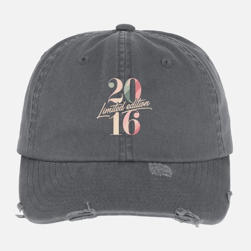Édition limitée Anniversaire 2016 Vintage Casquette vintage effet usé Flexfit
