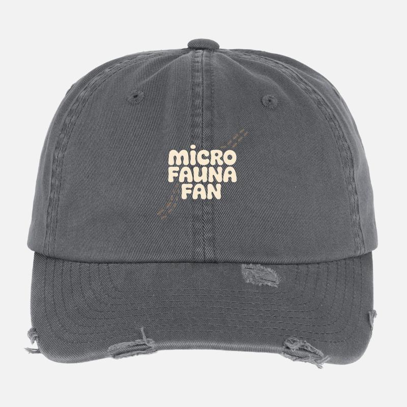 Fan de microfaune | Insectes et petits animaux Casquette vintage effet usé Flexfit