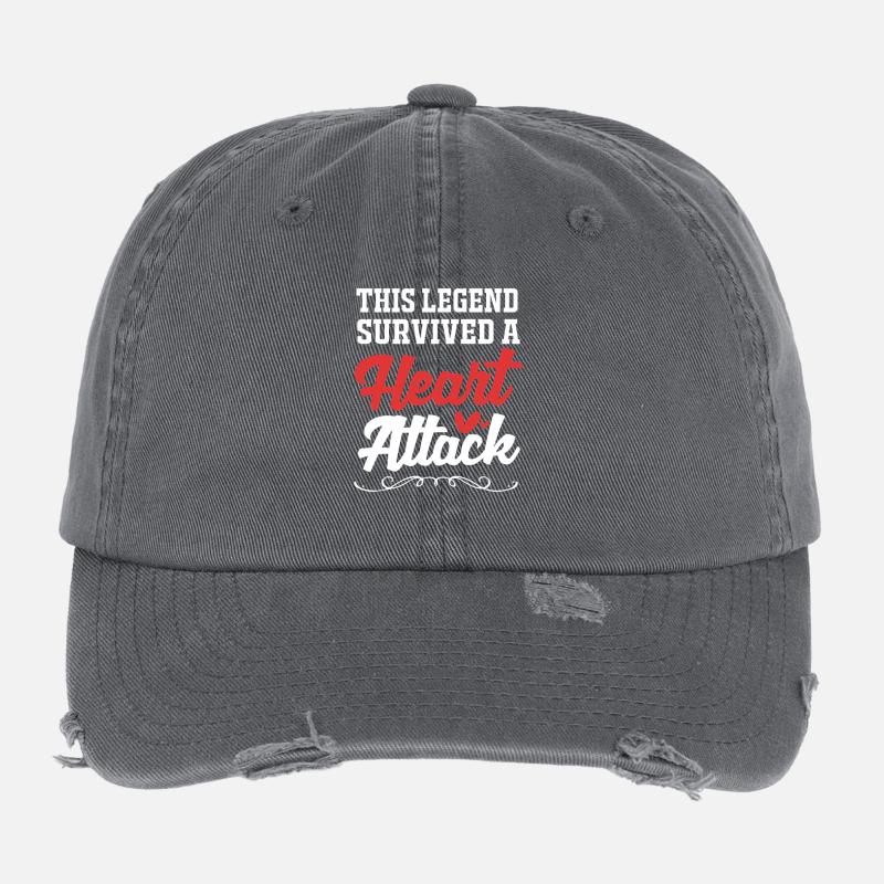 Heart Attack Legend Flexfit Vintage Destroyed Cap
