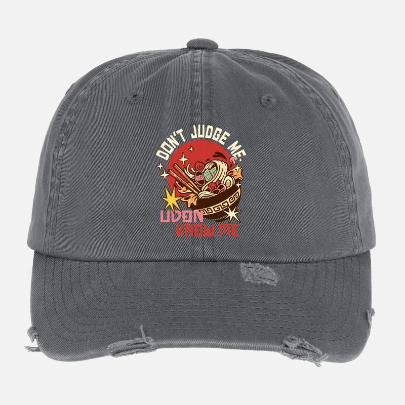 Udon Urteile Mich Nicht Flexfit Vintage Destroyed Cap