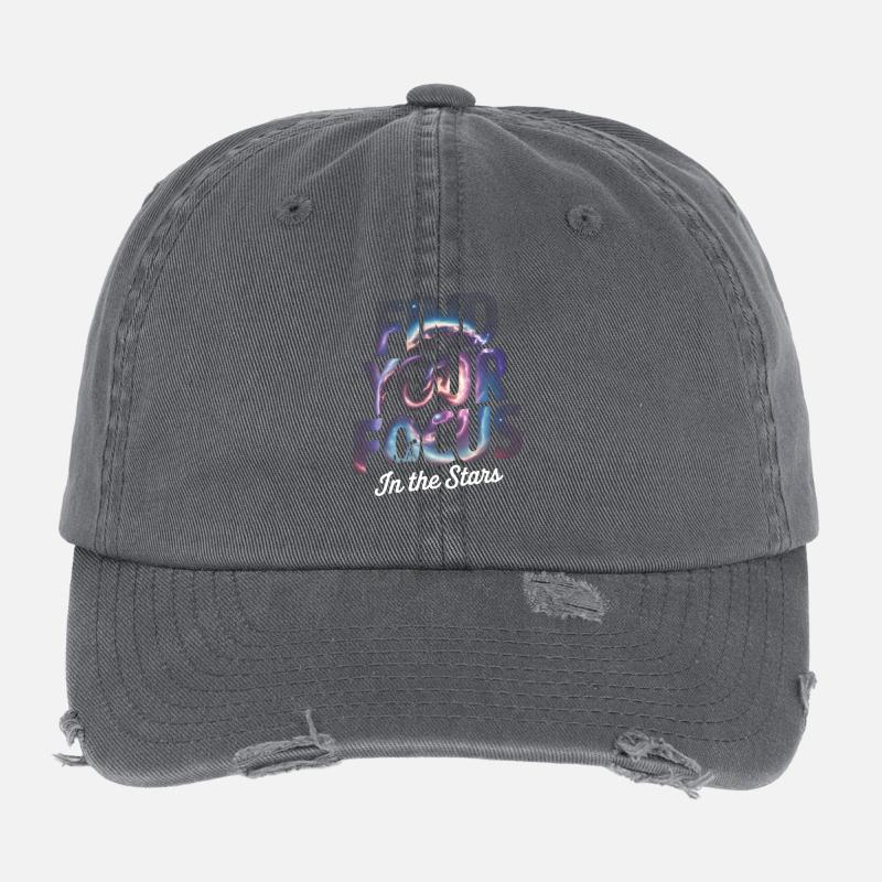 Finde deinen Fokus in den Sternen Flexfit Vintage Destroyed Cap