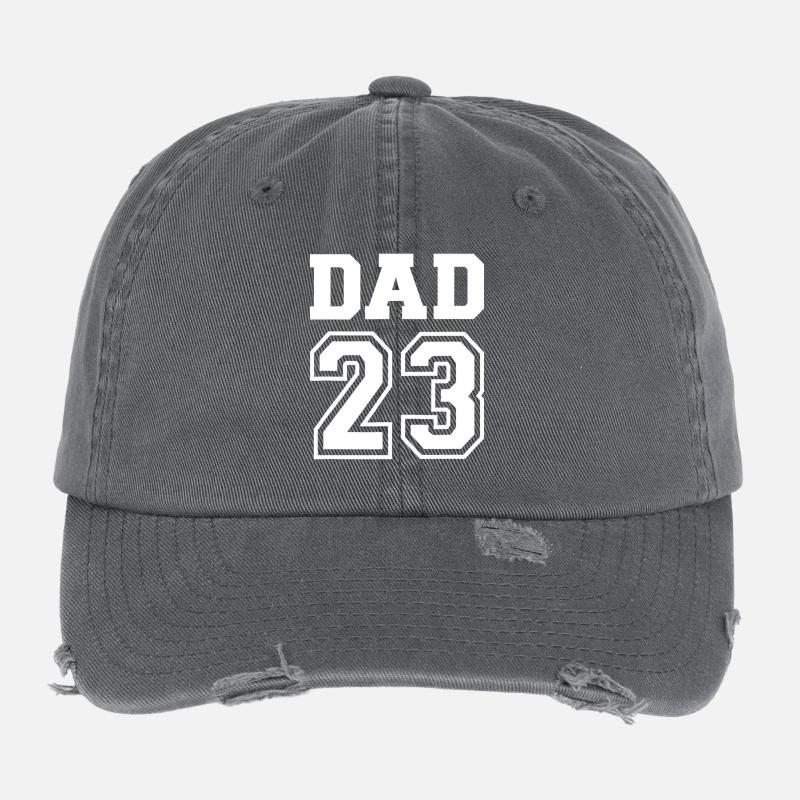 Papa 23 Maillot en gras imprimé Casquette vintage effet usé Flexfit