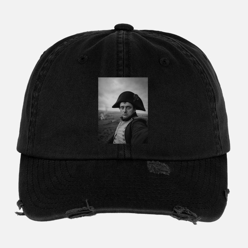 Selfie Napoléon Casquette vintage effet usé Flexfit