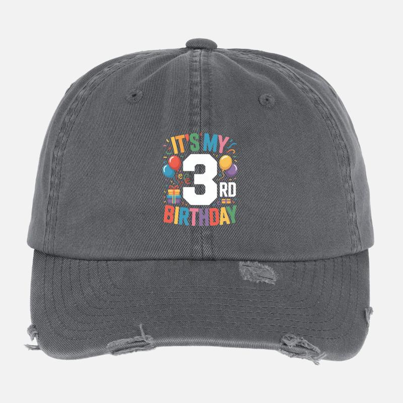 3. Geburtstag Flexfit Vintage Destroyed Cap
