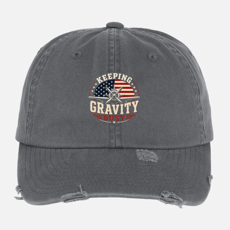 Aircraft Maintenance Engineering & Repair Flexfit Vintage Destroyed Cap