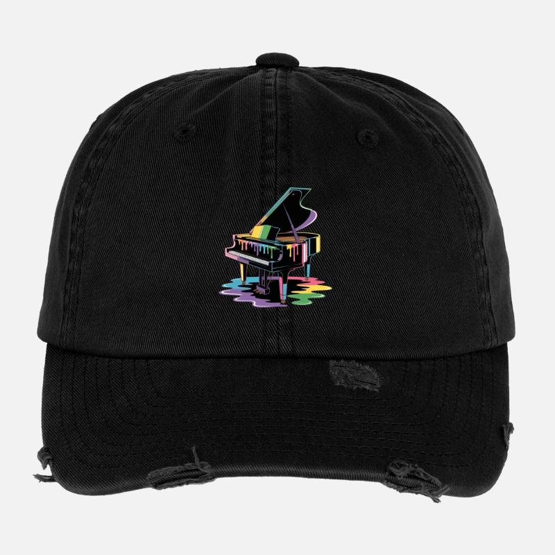 piano Flexfit Vintage Destroyed Cap