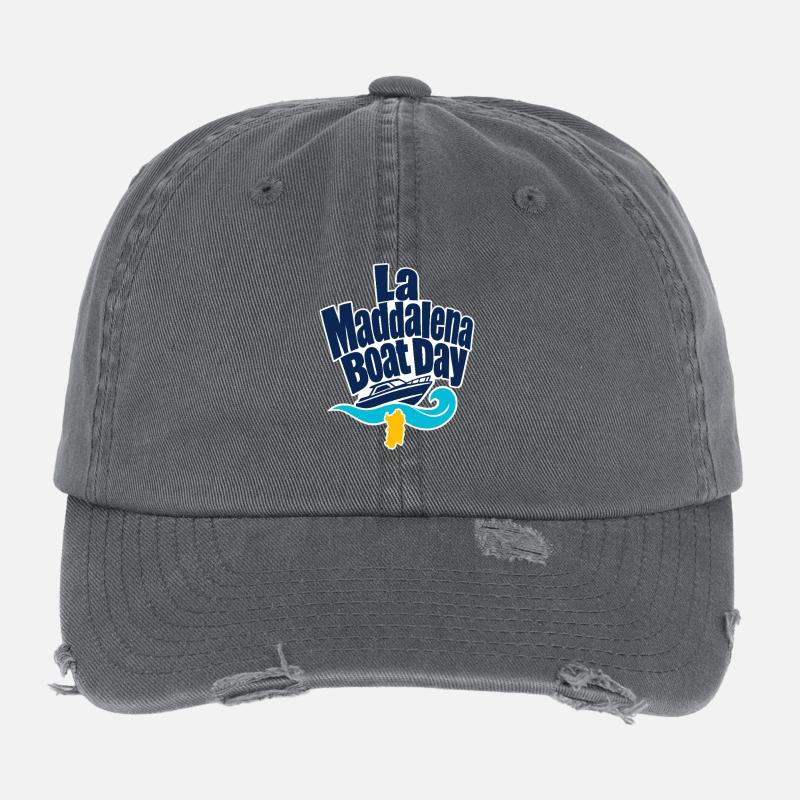 Mädchen-Reisegeschenke, La Maddalena Bootstag Sardinien Flexfit Vintage Destroyed Cap