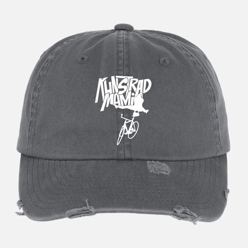 Kunstrad, Kunstradfahren, Hallenradsport, Mami Flexfit Vintage Destroyed Cap