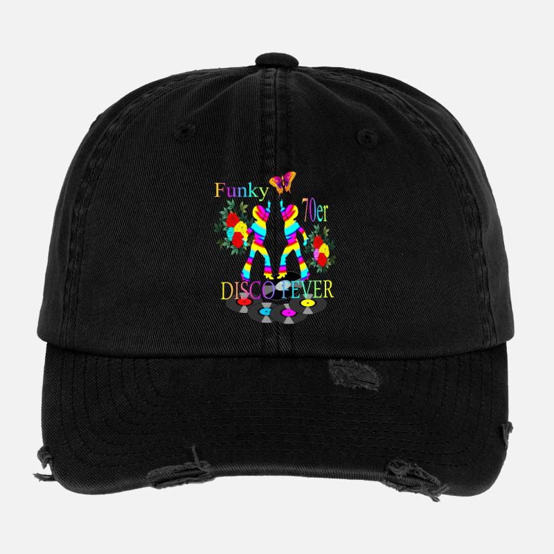 Disco Fieber 70er Flexfit Vintage Destroyed Cap