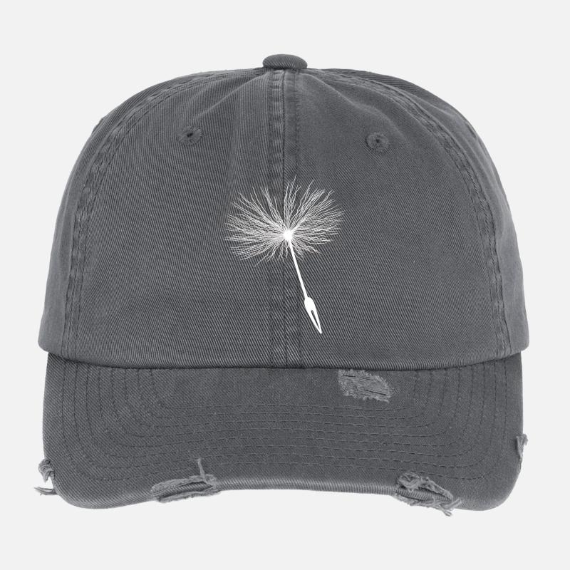 Loewenzahn Samen Pusteblume Flexfit Vintage Destroyed Cap