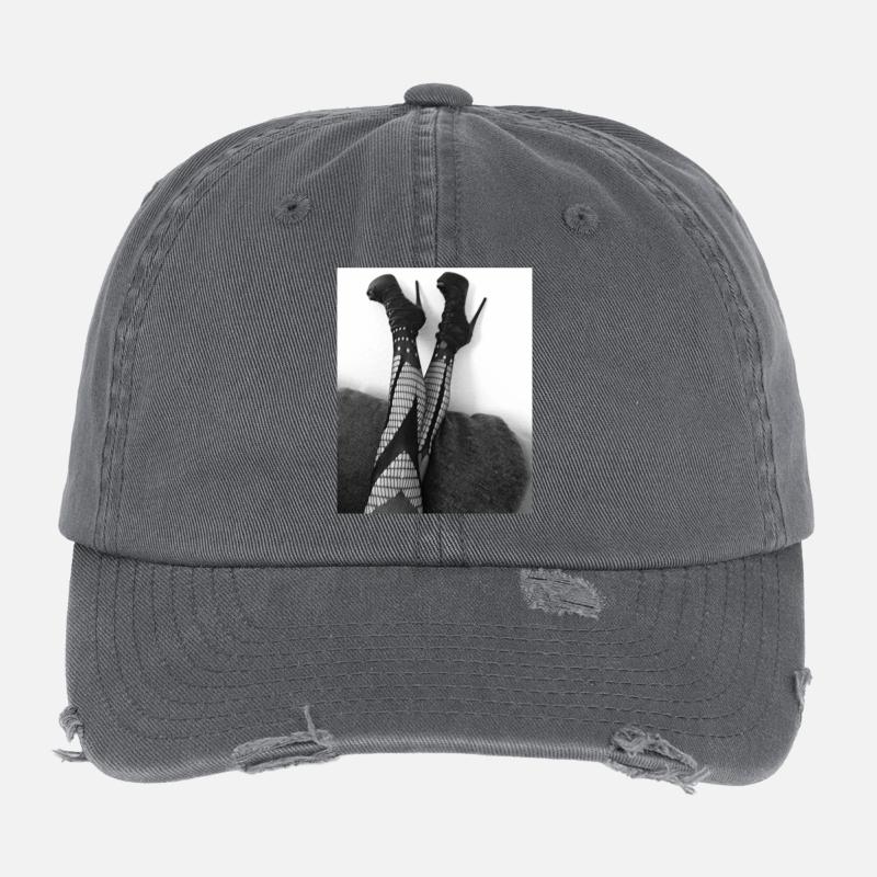 7E6FB826 AD47 4463 A545 90E6508F6BF1 Flexfit Vintage Destroyed Cap
