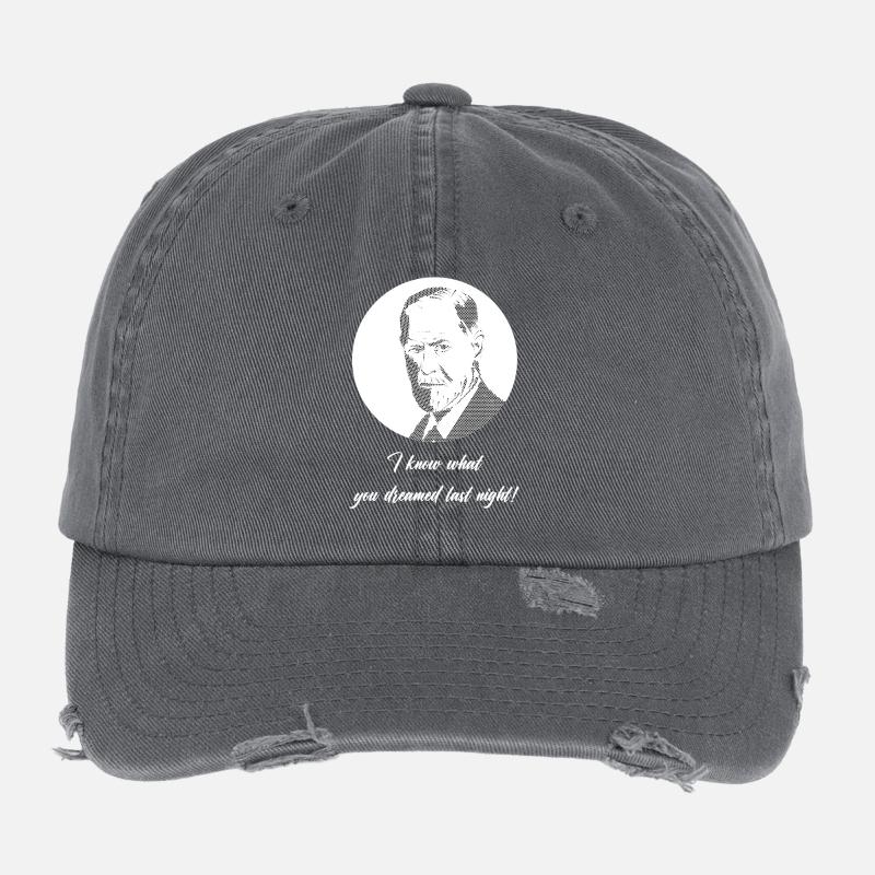 I know what you dreamed last night Flexfit Vintage Destroyed Cap