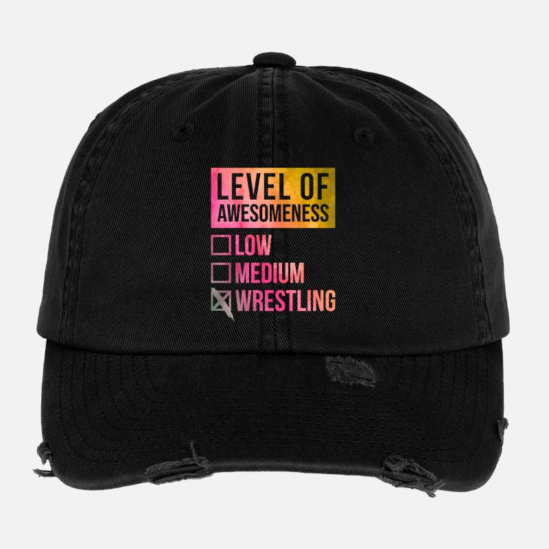 Wrestling Flexfit Vintage Destroyed Cap