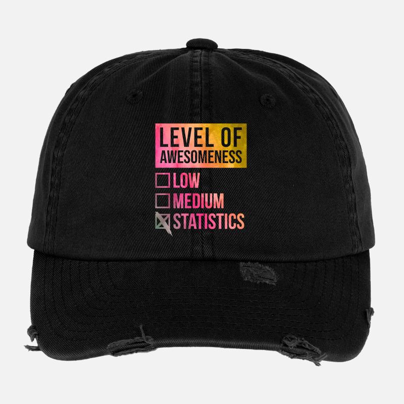 Statistics Flexfit Vintage Destroyed Cap