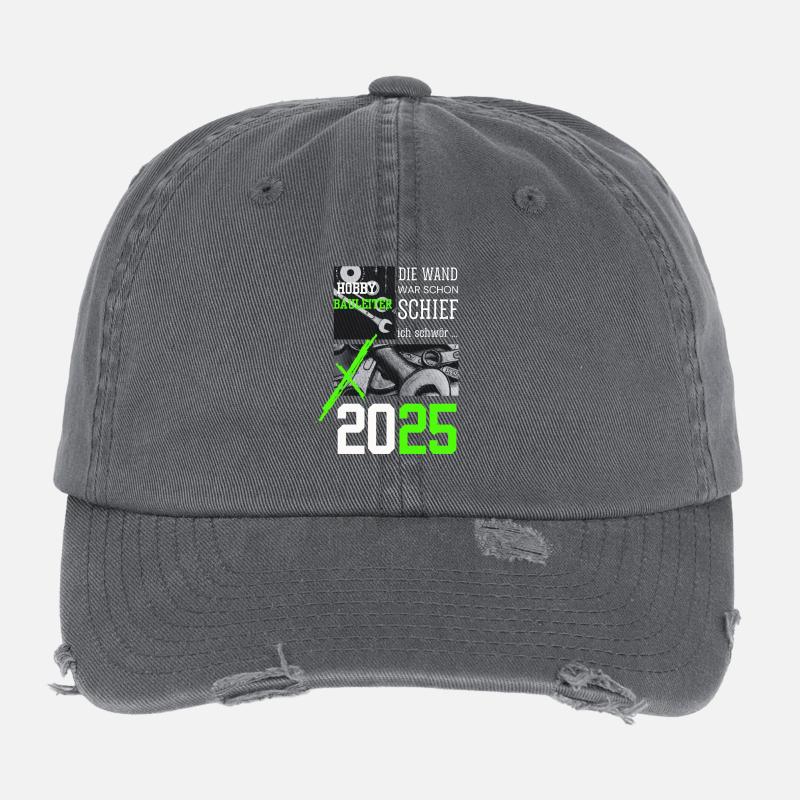 Gestionnaire de construction pour loisirs 2025 – Je le construis d’une manière ou d’une autre en ce moment Casquette vintage effet usé Flexfit