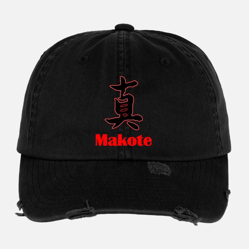 Valeur du Bushidō : Makoto – Sincérité Casquette vintage effet usé Flexfit