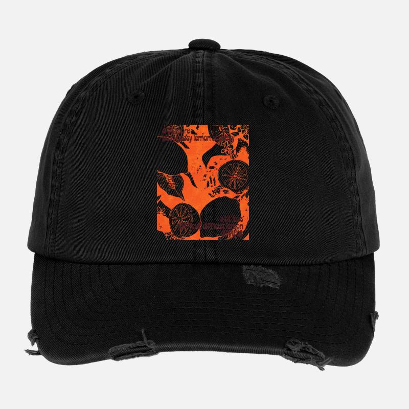 MORE EASY PEASY LEMON SQUEEZY Flexfit Vintage Destroyed Cap