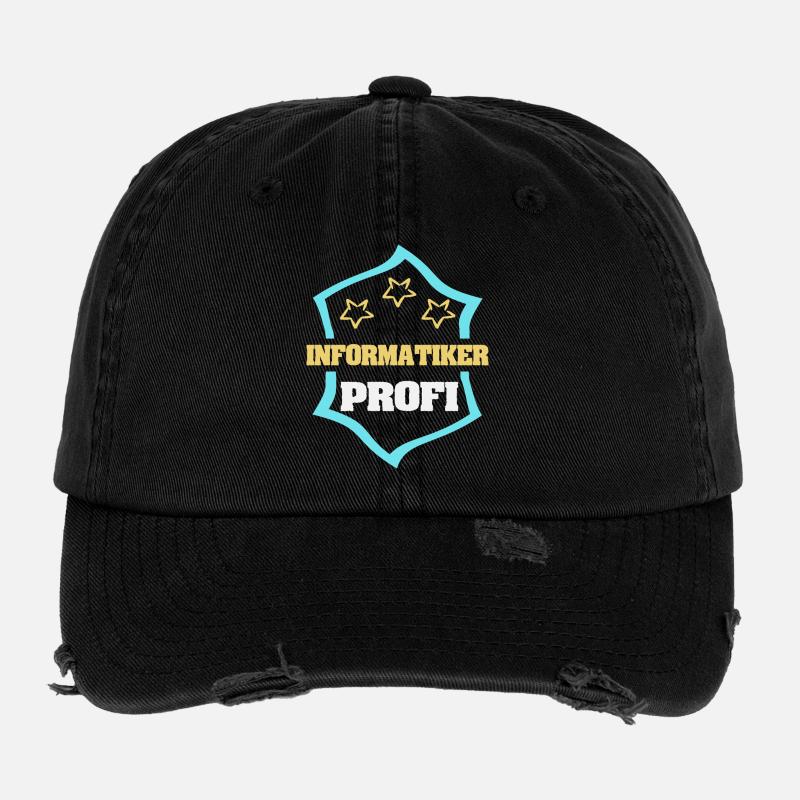 Occupation Computer Scientist Flexfit Vintage Destroyed Cap