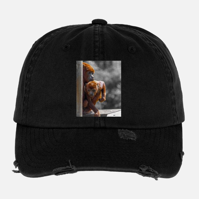 Singes hurleurs Casquette vintage effet usé Flexfit