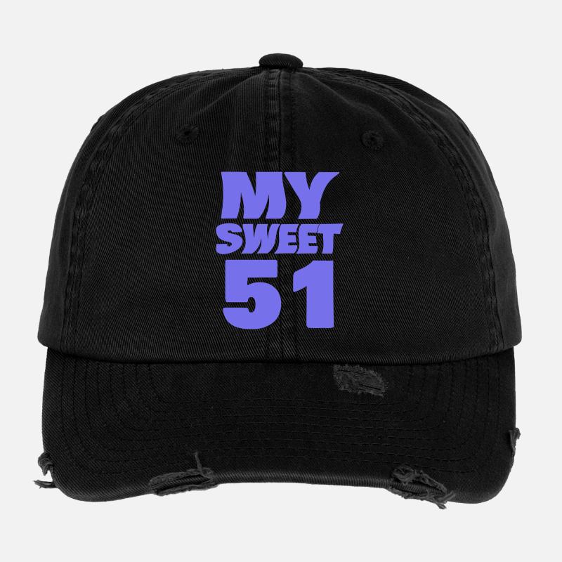 Sweet 51 Flexfit Vintage Destroyed Cap