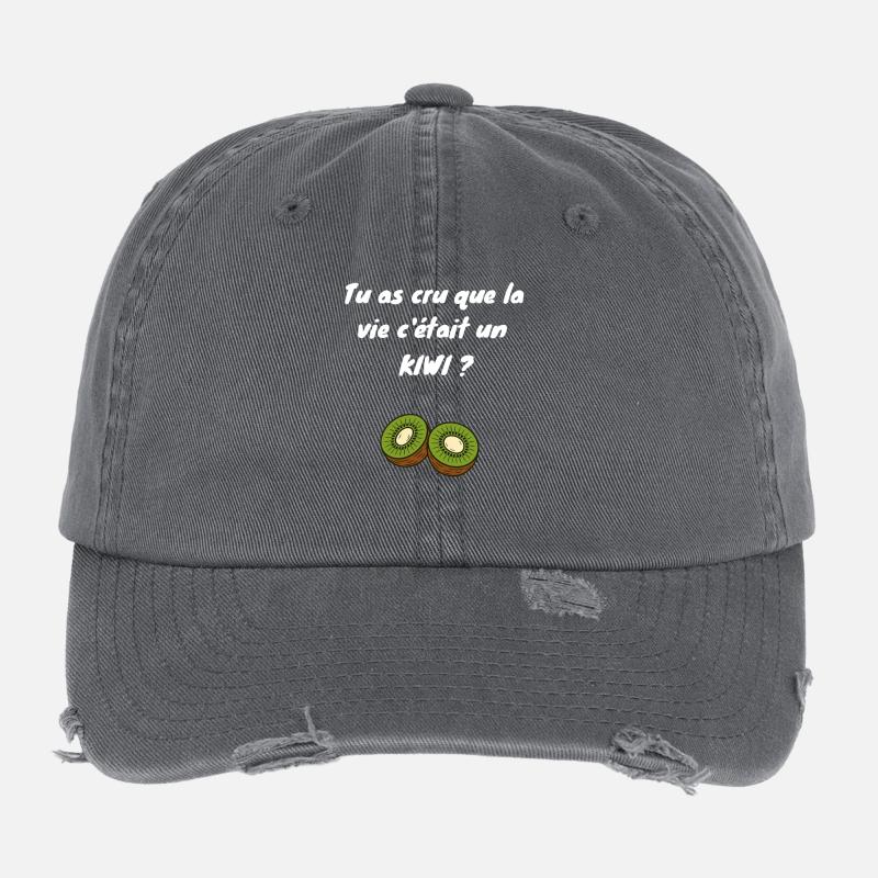 Did you think life was a kiwi? Flexfit Vintage Destroyed Cap