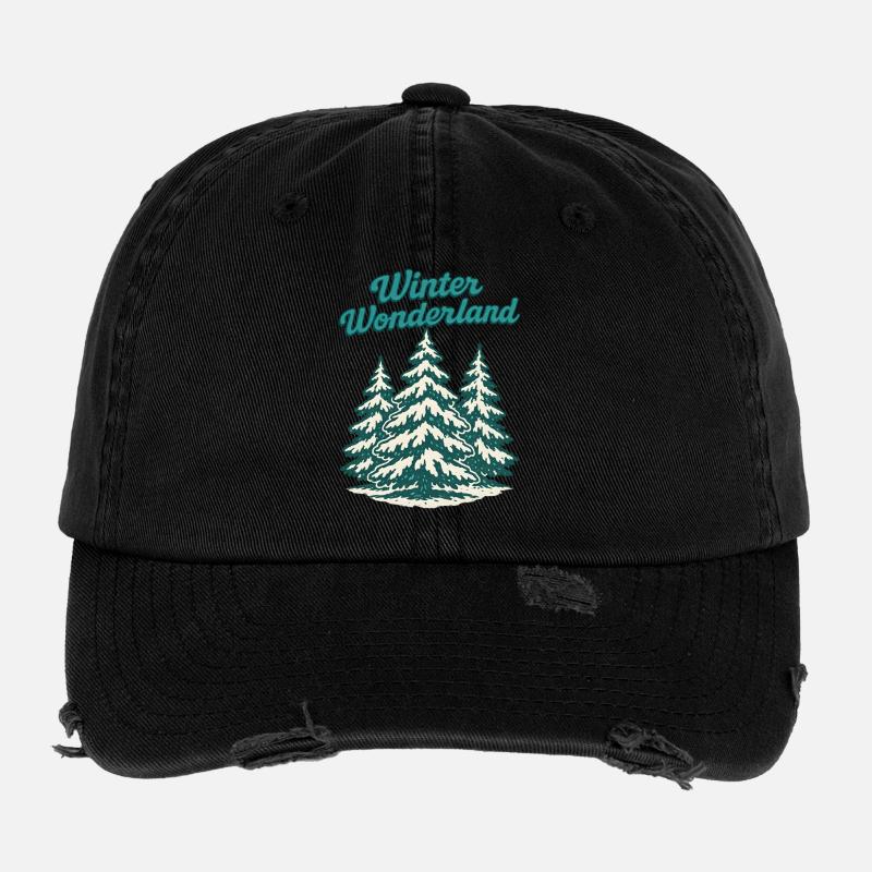 Winter Wonderland Kiefern Flexfit Vintage Destroyed Cap