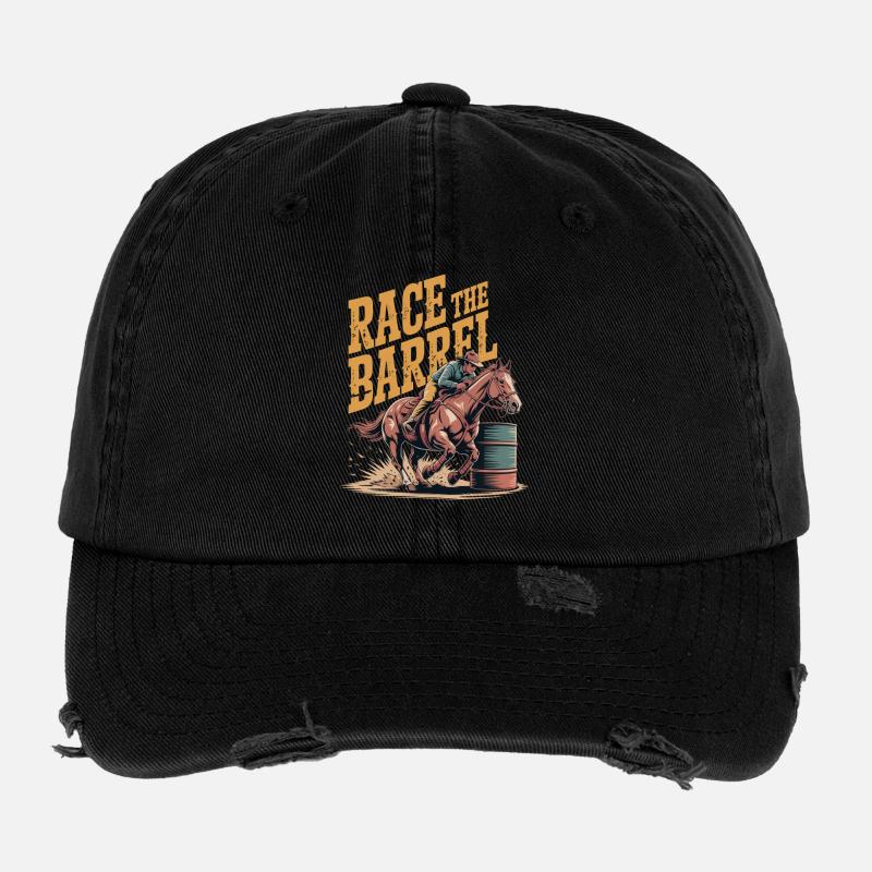 Rodeo Barrel Sprint Flexfit Vintage Destroyed Cap