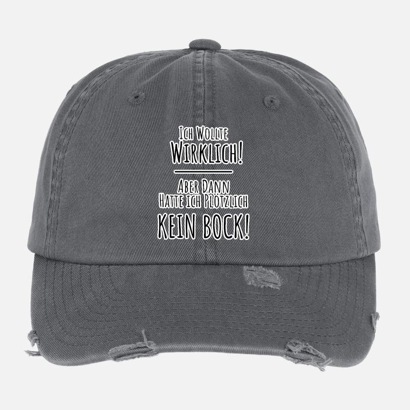 Excuse : Mais soudain, je n’en avais plus envie ! Casquette vintage effet usé Flexfit