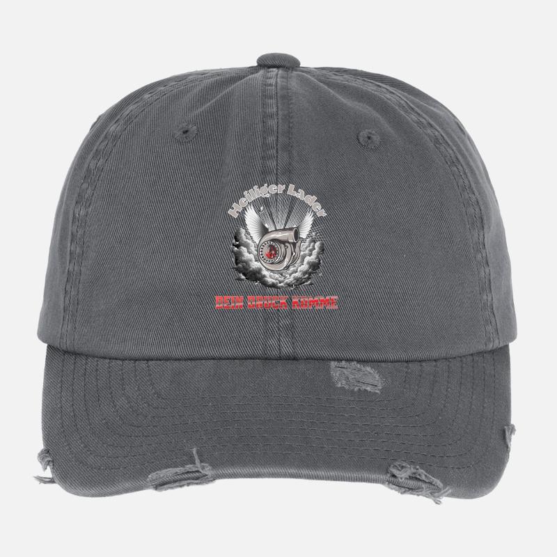 Boost Turbo Holy Charger Flexfit Vintage Destroyed Cap