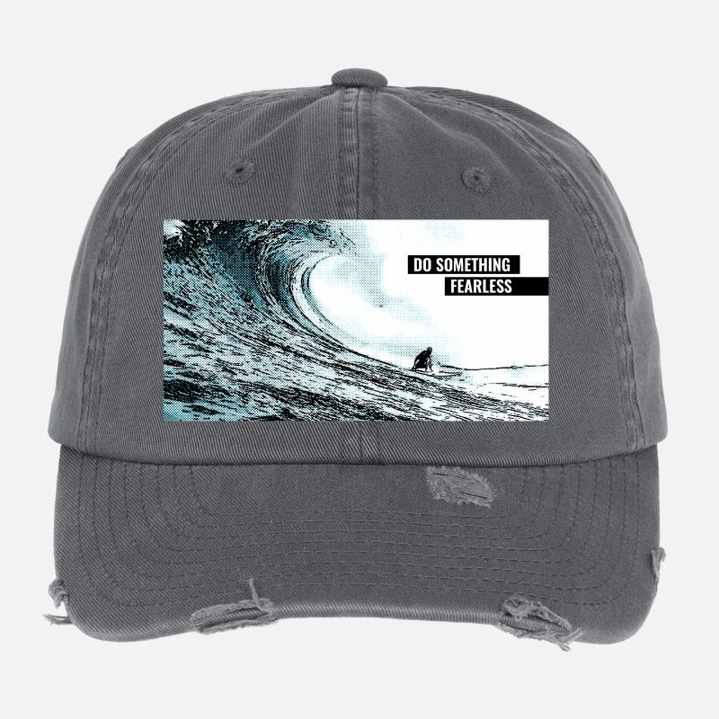 Do Something Fearless Flexfit Vintage Destroyed Cap