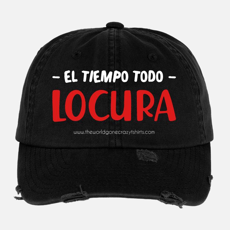 Wahnsinn (dunkel) Flexfit Vintage Destroyed Cap