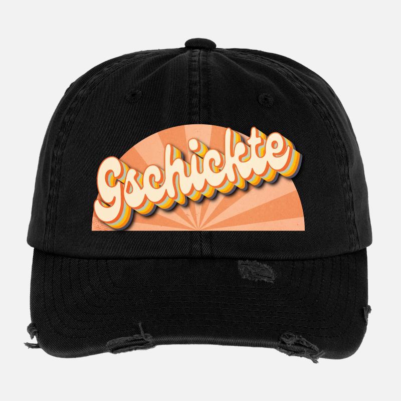 Gschickte - Geschickte, talentierte Frau Flexfit Vintage Destroyed Cap