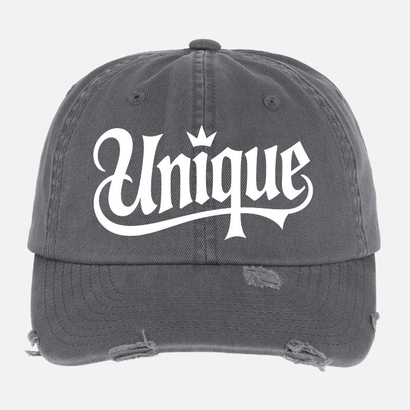 unique unique unique self-worth unique Flexfit Vintage Destroyed Cap