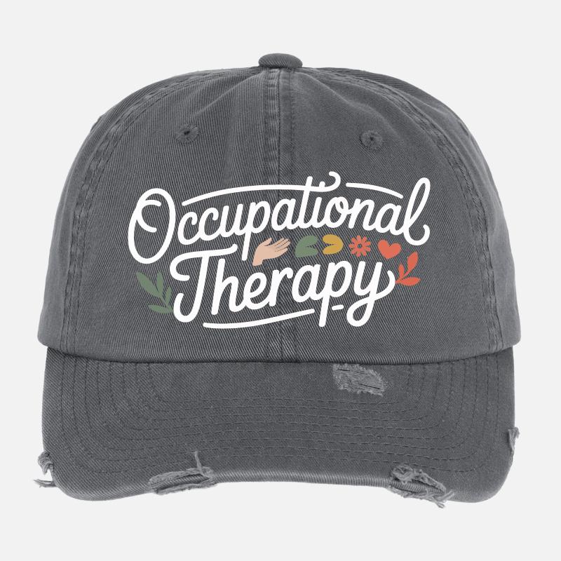 Occupational Therapy Unit Shirt Flexfit Vintage Destroyed Cap