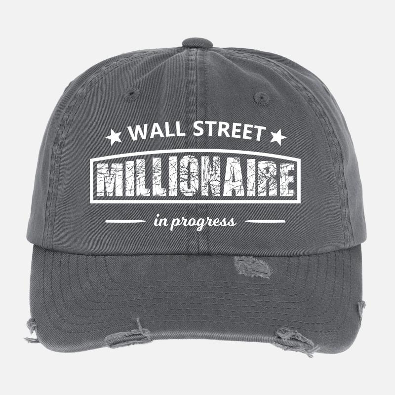 Wall Street Millionaire – in progress Flexfit Vintage Destroyed Cap
