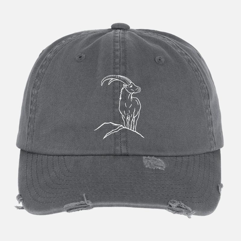 Capricorn Flexfit Vintage Destroyed Cap