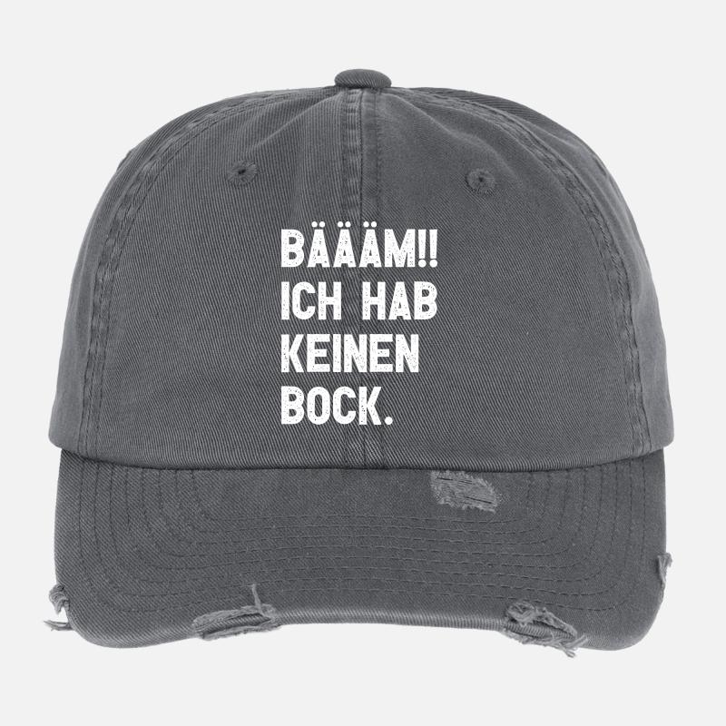BÄÄM!! Kein Bock Flexfit Vintage Destroyed Cap