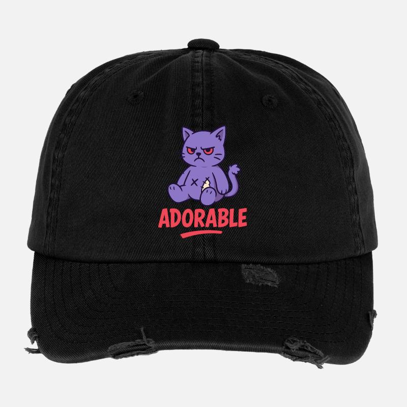 Minou Casquette vintage effet usé Flexfit