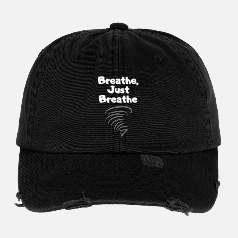 BREATH Self-Care – Déclaration d’amour de soi Casquette vintage effet usé Flexfit