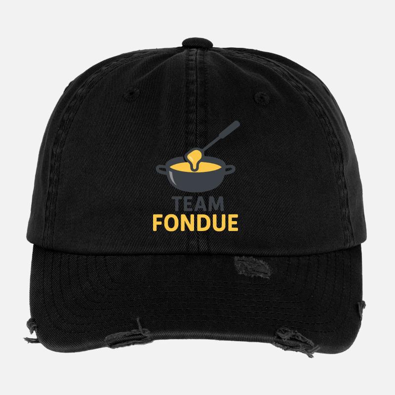 Team-Fondue Flexfit Vintage Destroyed Cap