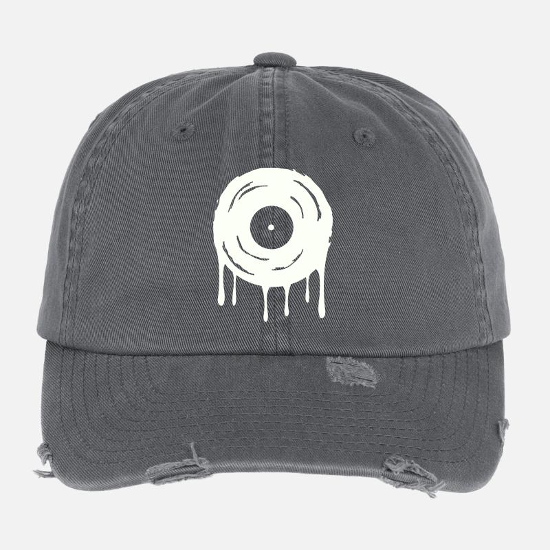 Schallplatte  Flexfit Vintage Destroyed Cap