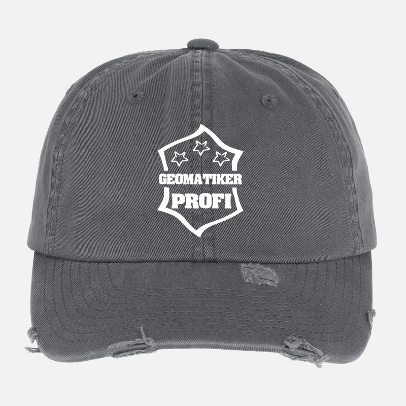 Occupation Geomatics Engineer Flexfit Vintage Destroyed Cap