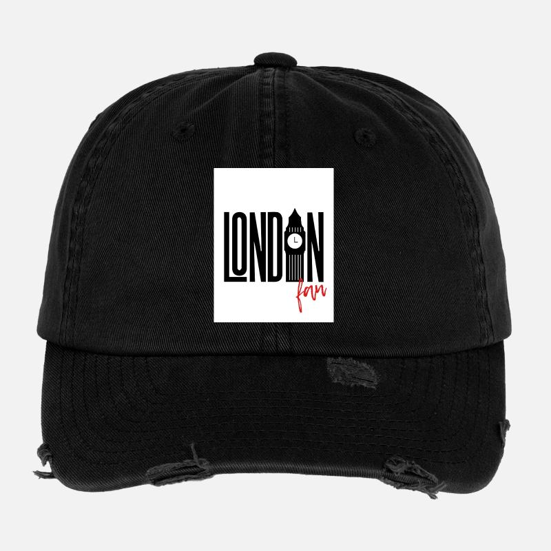 London Fan Flexfit Vintage Destroyed Cap