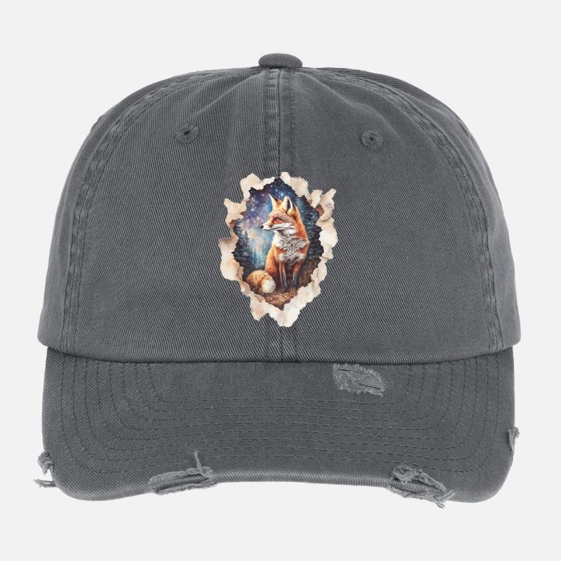 Fox Starry Sky Flexfit Vintage Destroyed Cap