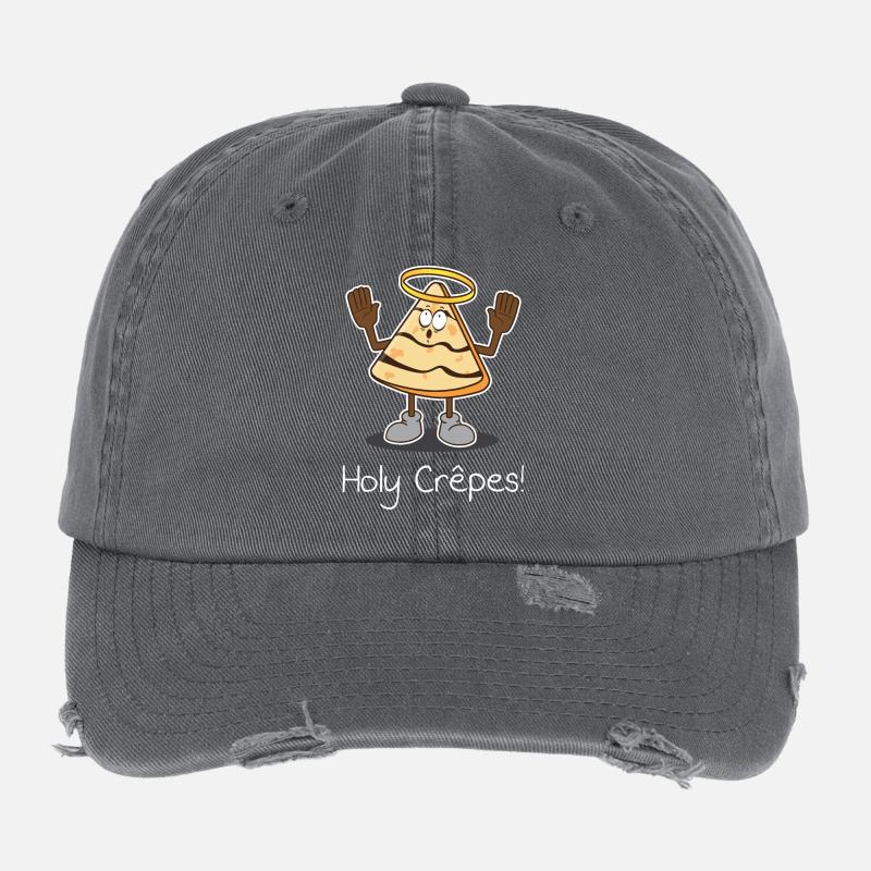 Holy Crêpes! Design Flexfit Vintage Destroyed Cap