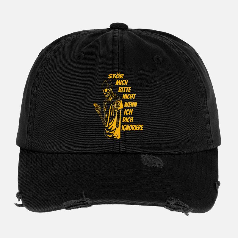 Do not disturb Flexfit Vintage Destroyed Cap
