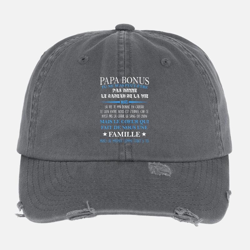 Papa bonus TU NE M’AS PEUT-ÊTRE PAS DONNE LE CADEA Casquette vintage effet usé Flexfit