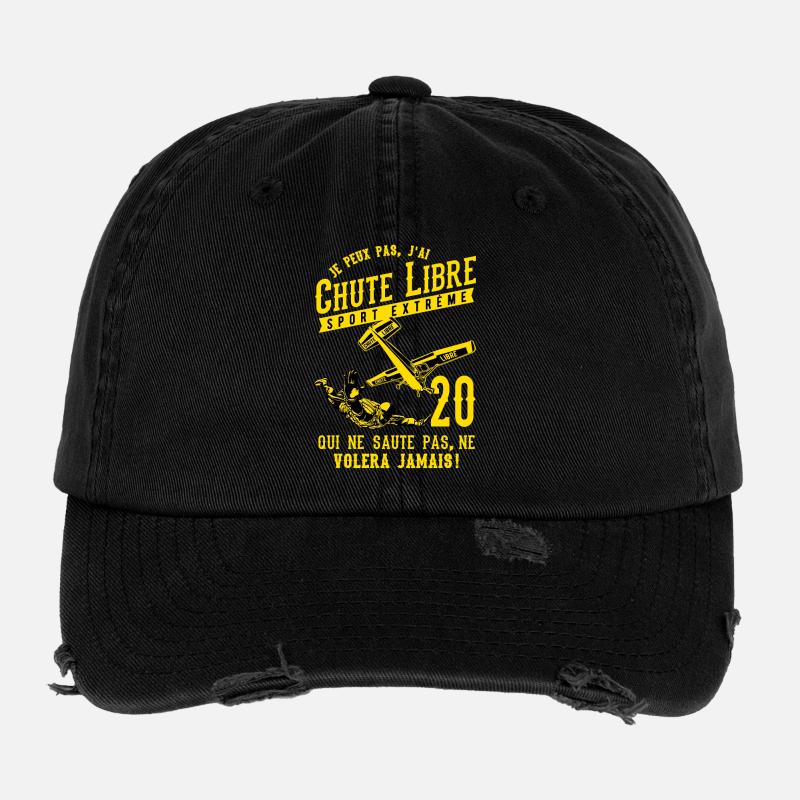 Freier Fall Extremsport 2020 Flexfit Vintage Destroyed Cap